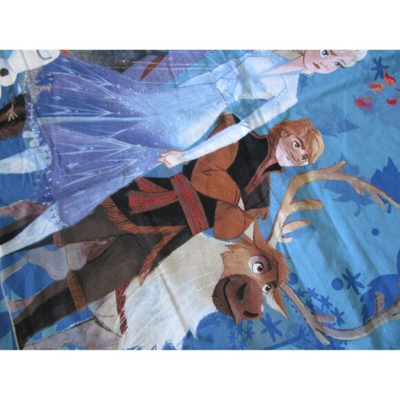 Disney Frozen 2 Forest Spirit Blanket Comforter Reversible -Elsa, Anna, Kristoff - Picture 11 of 14